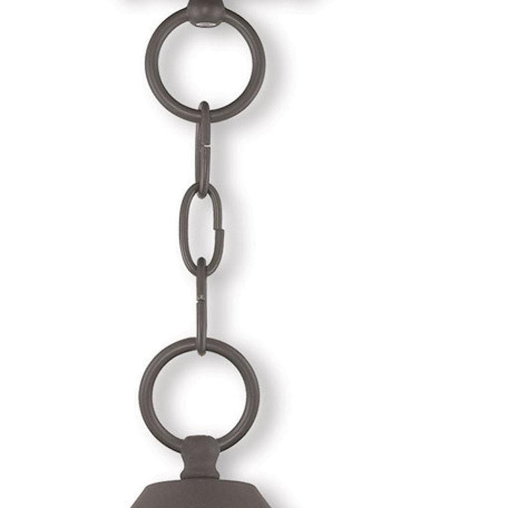 Bronze Two Light Dimmable Chandelier With Shades