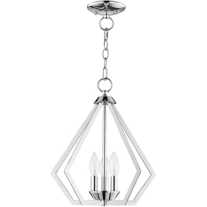 Three Light Dimmable Chandelier With Shades