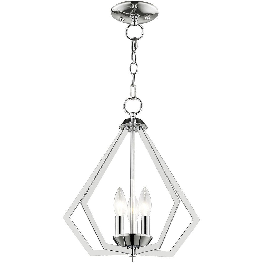 Three Light Dimmable Chandelier With Shades