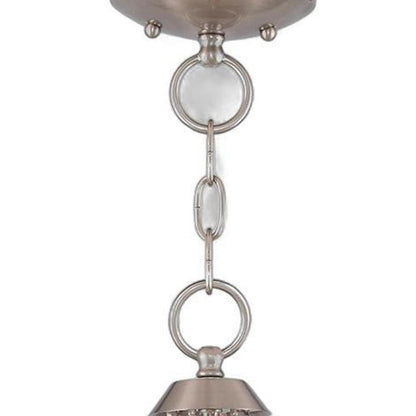Three Light Dimmable Chandelier With Shades