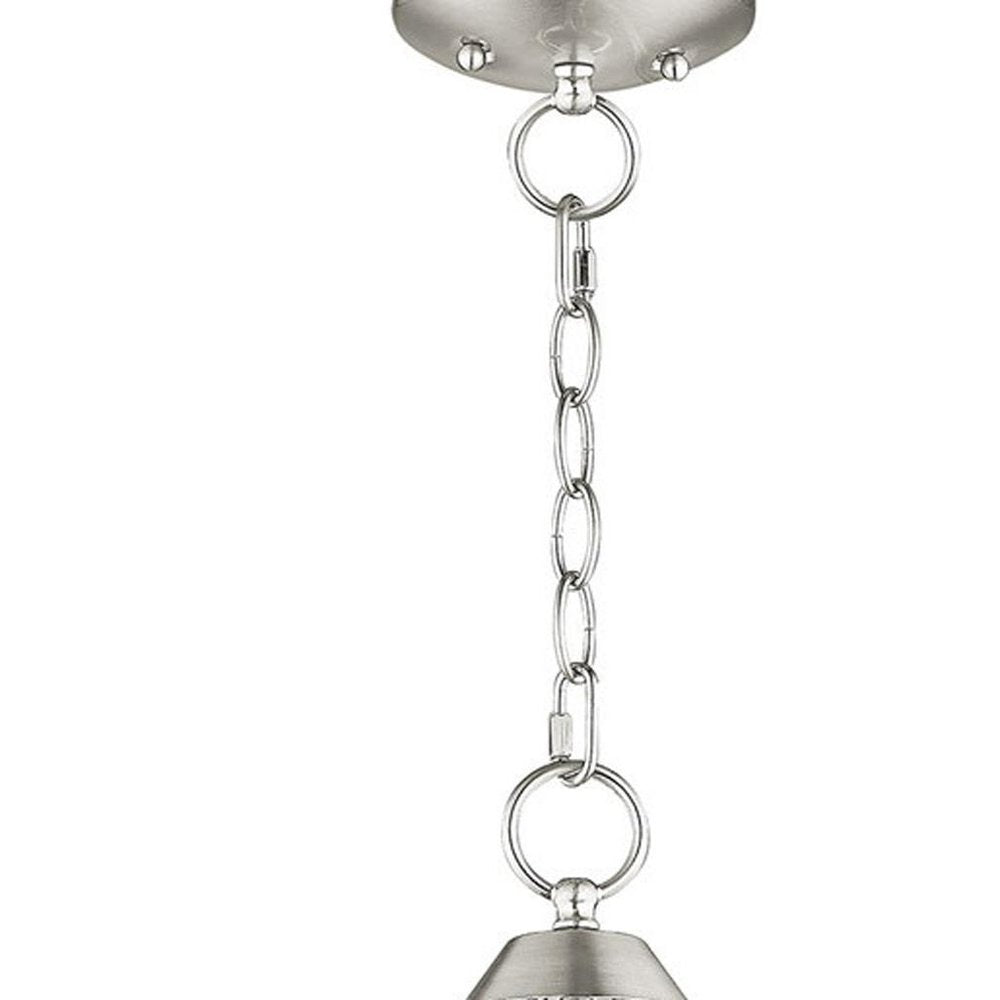 Five Light Dimmable Chandelier With Shades