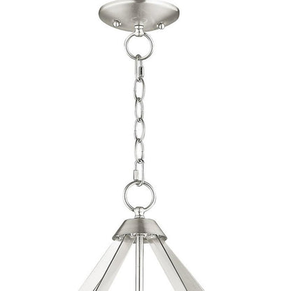 Five Light Dimmable Chandelier With Shades