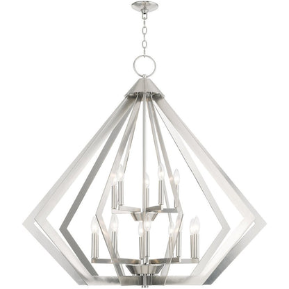 Multi Light Dimmable Chandelier With Shades