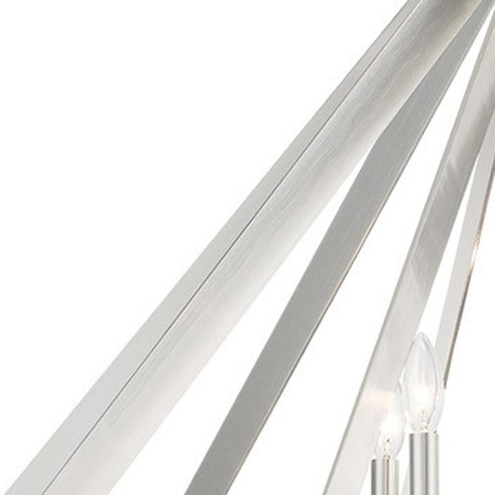 Multi Light Dimmable Chandelier With Shades