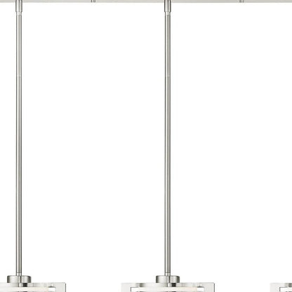 Three Light Dimmable Chandelier With Shades