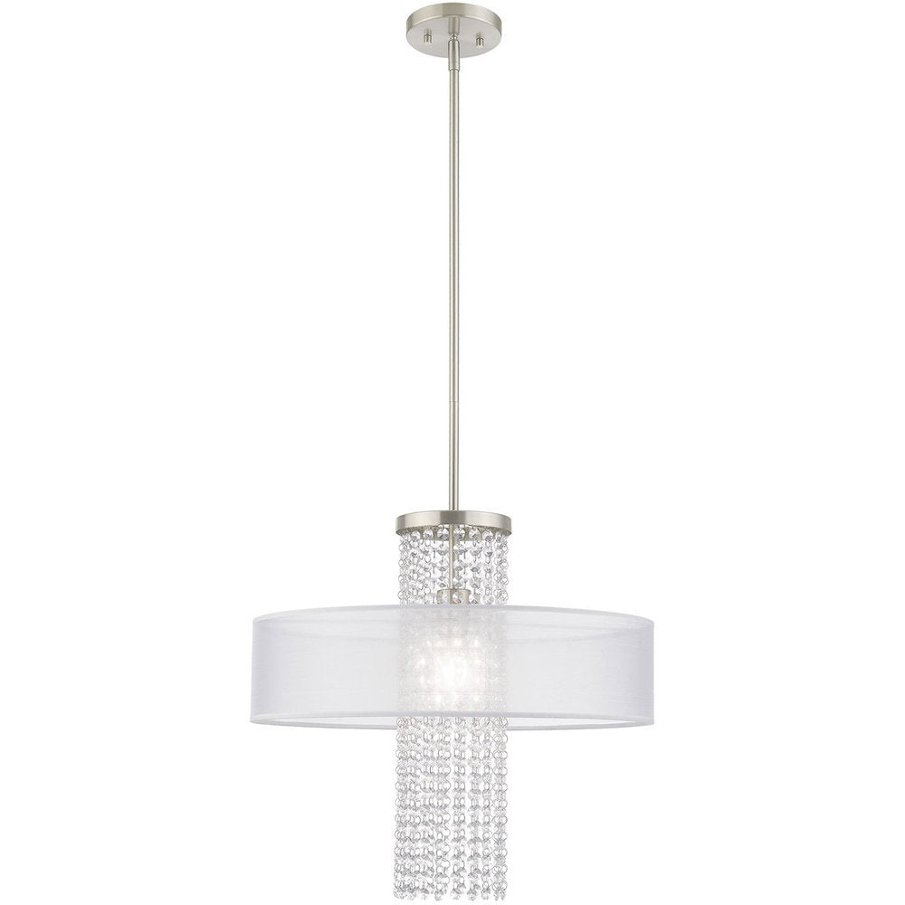 Dimmable Chandelier With Shades