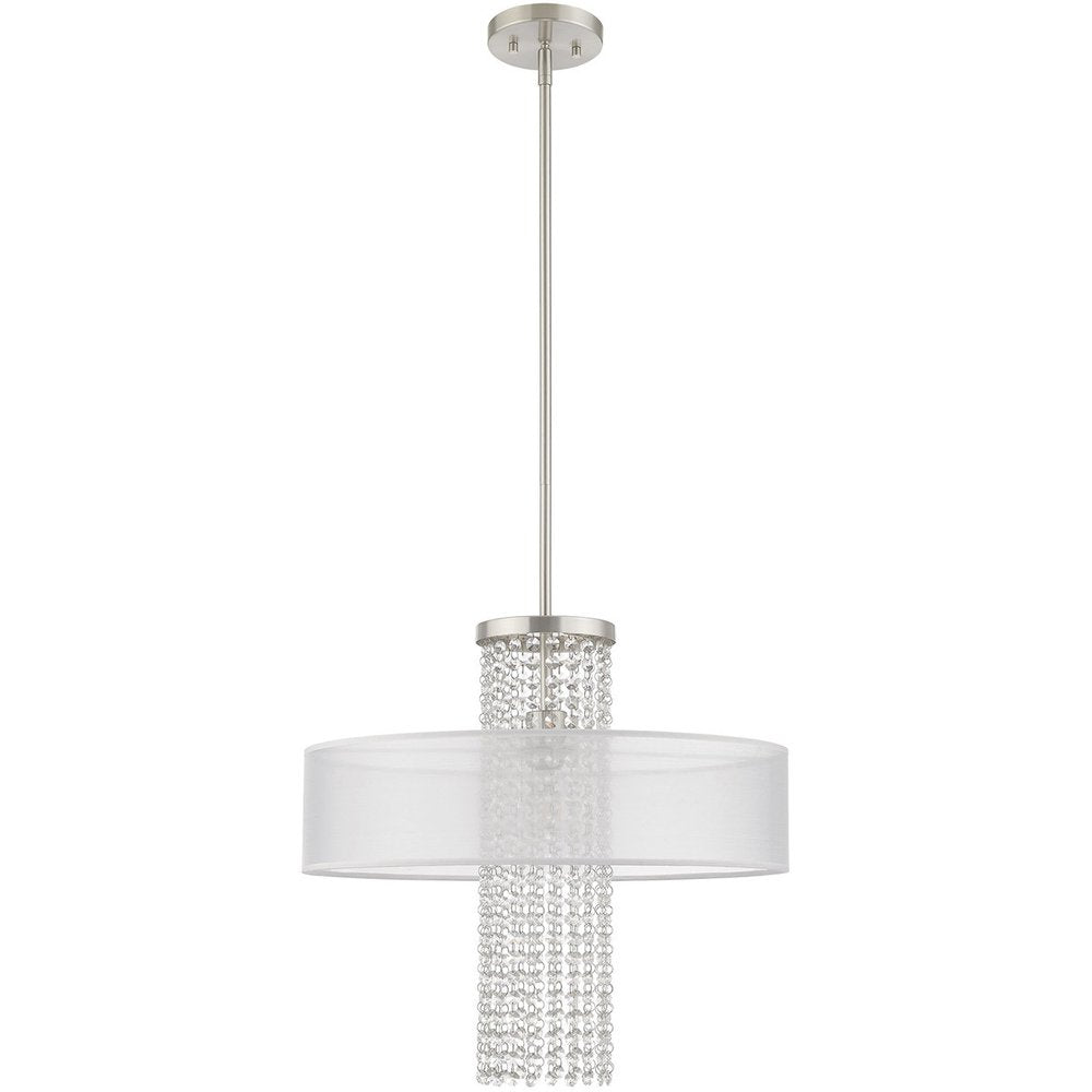 Dimmable Chandelier With Shades