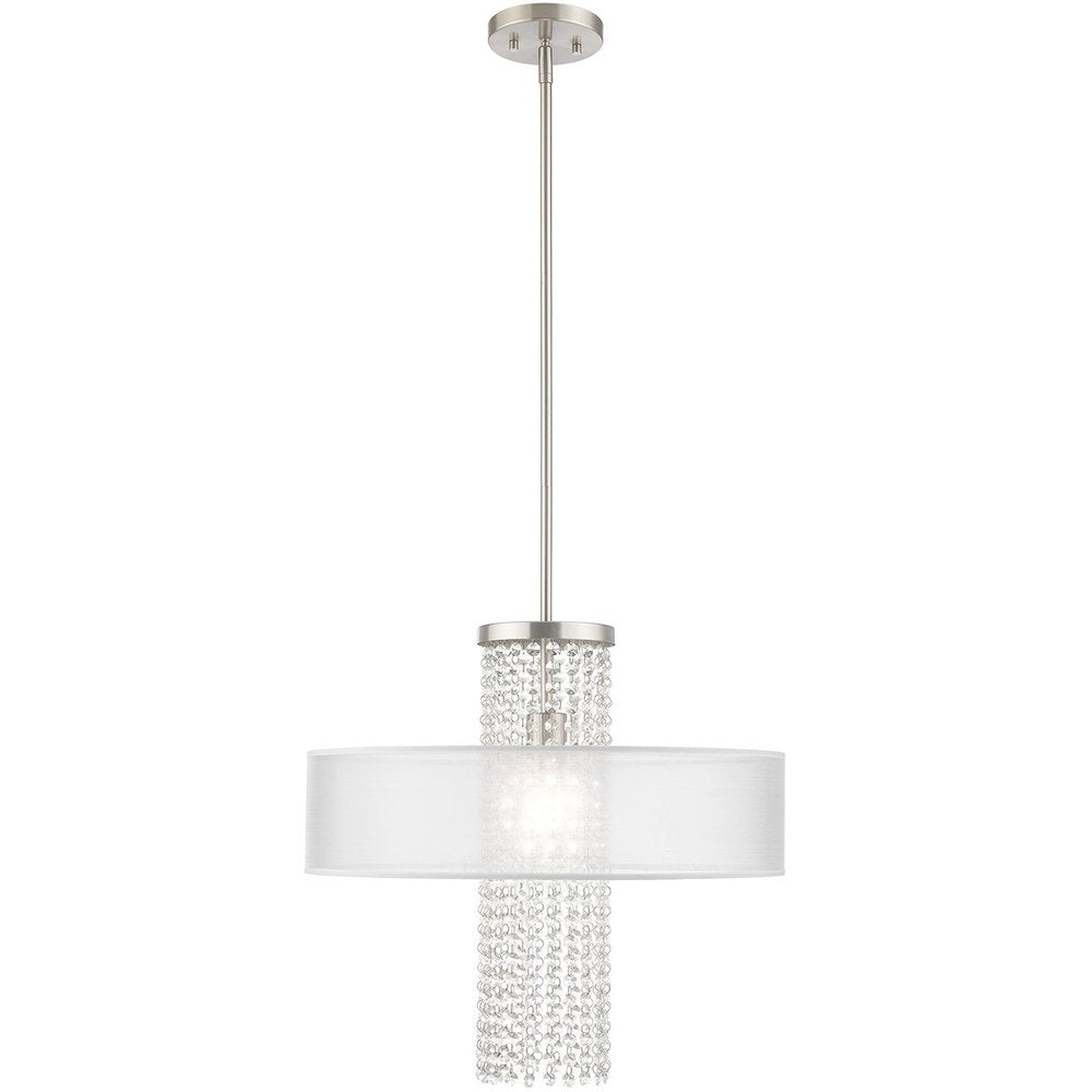 Dimmable Chandelier With Shades