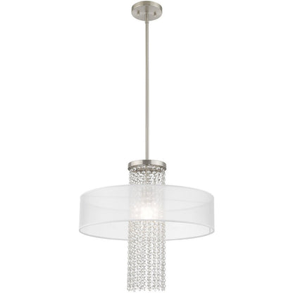 Dimmable Chandelier With Shades