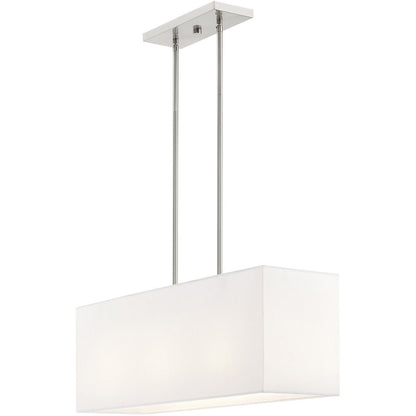 Three Light Dimmable Chandelier With Shades