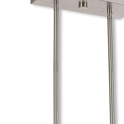Three Light Dimmable Chandelier With Shades