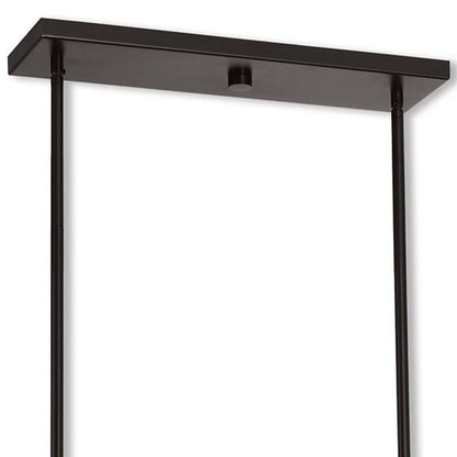 Four Light Dimmable Chandelier With Shades