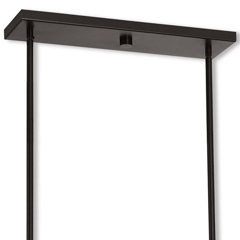 Four Light Dimmable Chandelier With Shades