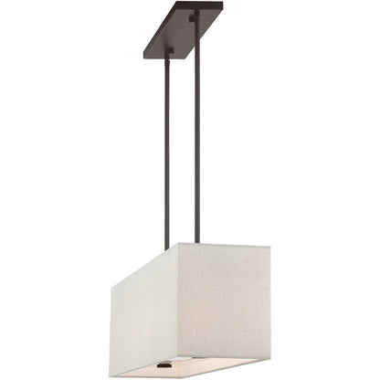 Four Light Dimmable Chandelier With Shades