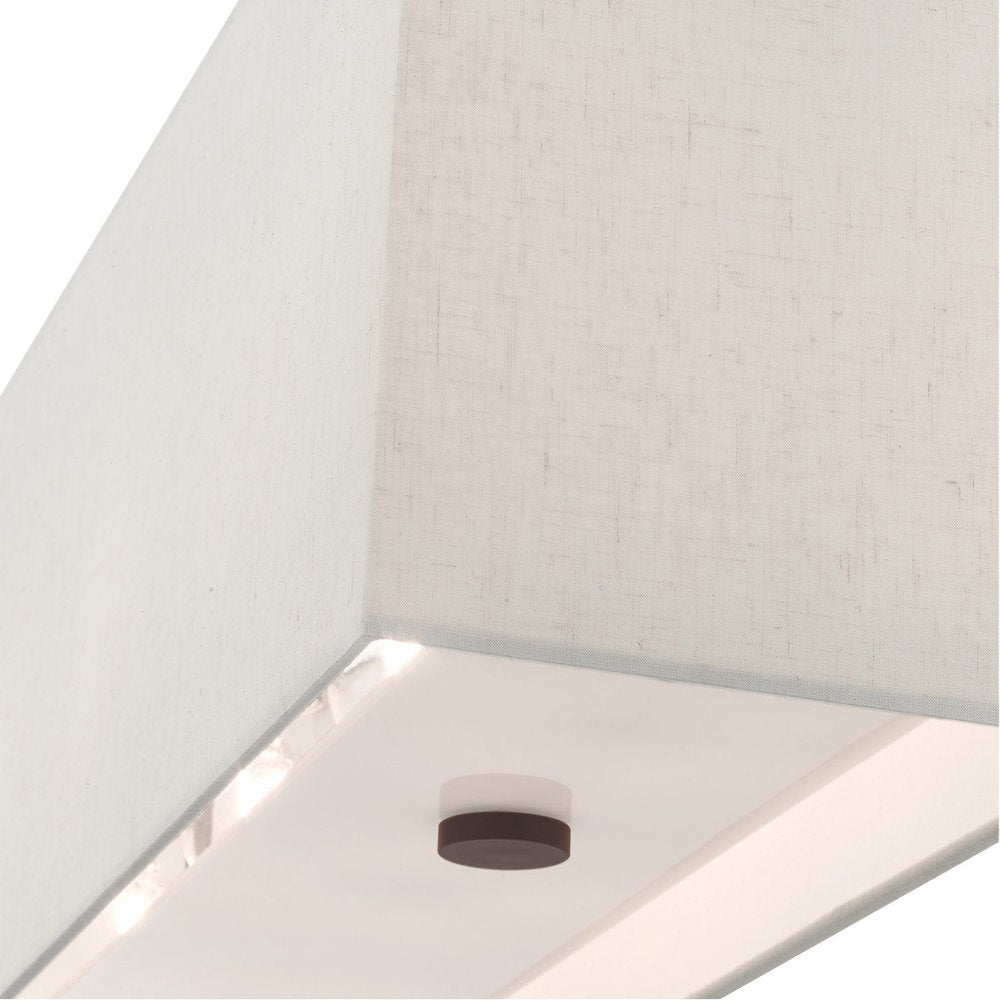 Four Light Dimmable Chandelier With Shades