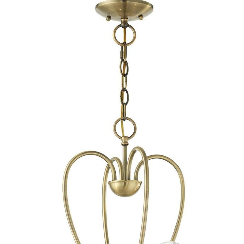 Four Light Dimmable Chandelier With Shades