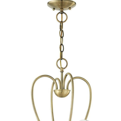 Four Light Dimmable Chandelier With Shades
