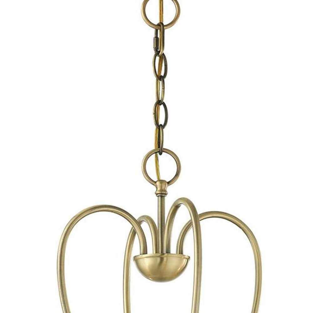 Four Light Dimmable Chandelier With Shades