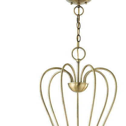 Seven Light Dimmable Chandelier With Shades