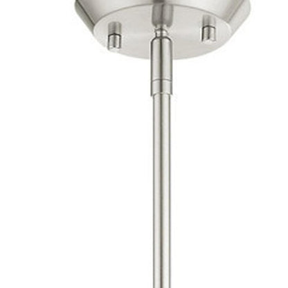 Three Light Dimmable Chandelier With Shades