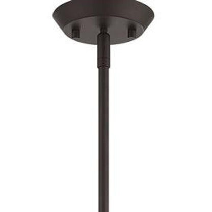 Four Light Dimmable Chandelier With Shades