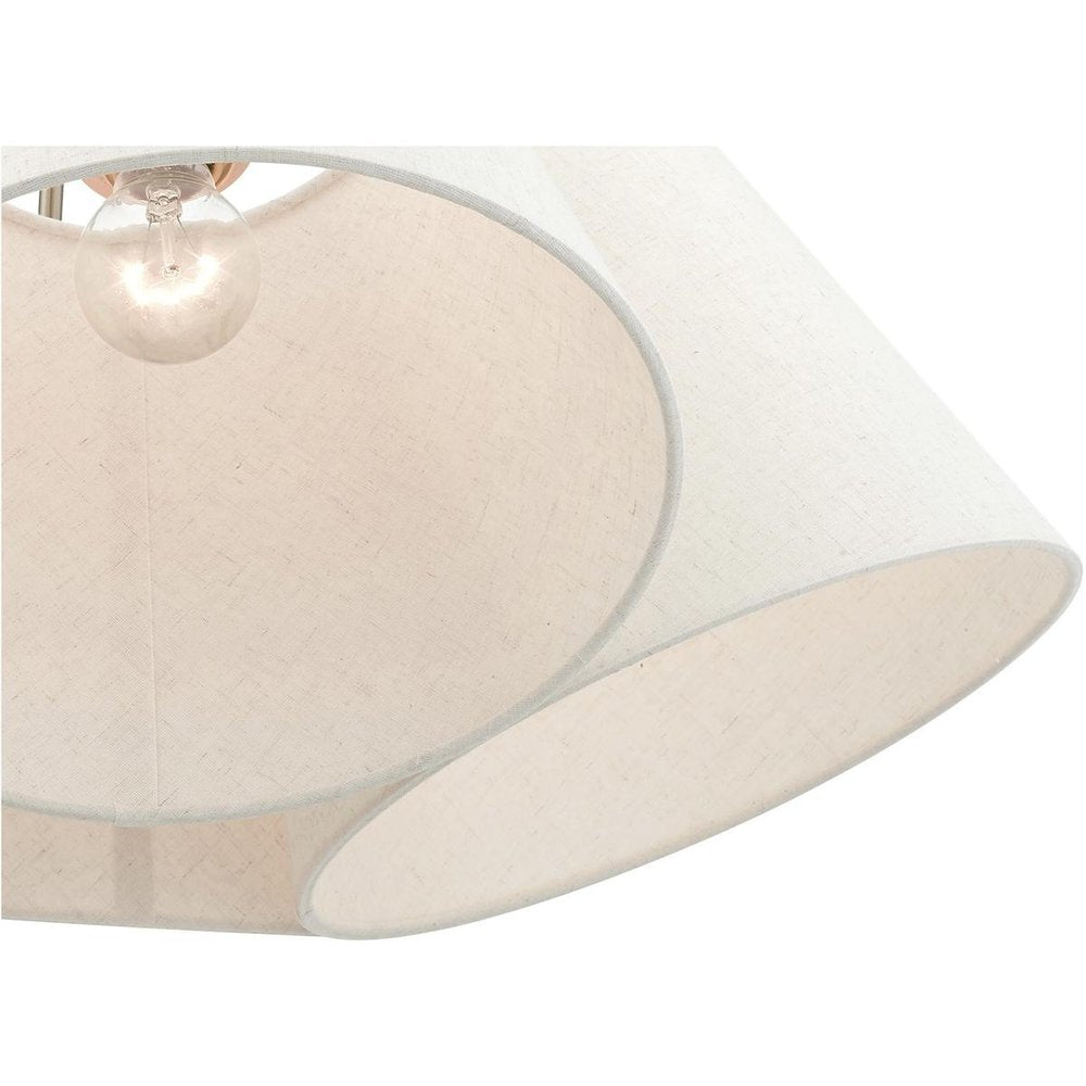 Four Light Dimmable Chandelier With Shades