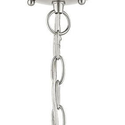 Three Light Dimmable Chandelier With Shades