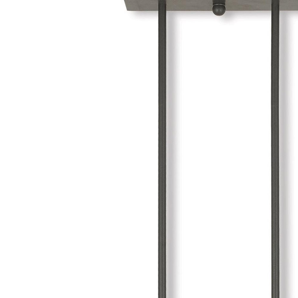 Three Light Dimmable Chandelier With Shades