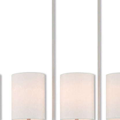 Five Light Dimmable Chandelier With Shades