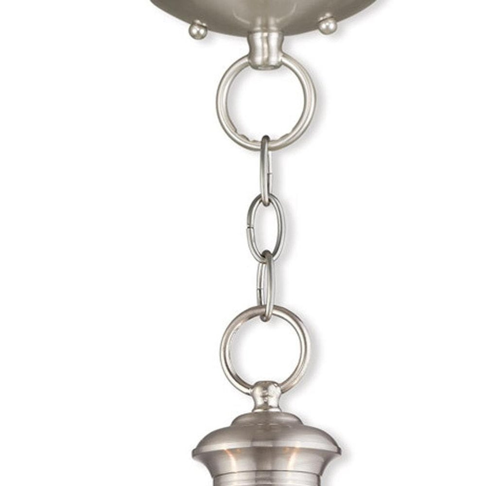Three Light Dimmable Chandelier With Shades