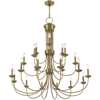 Multi Light Dimmable Chandelier With Shades