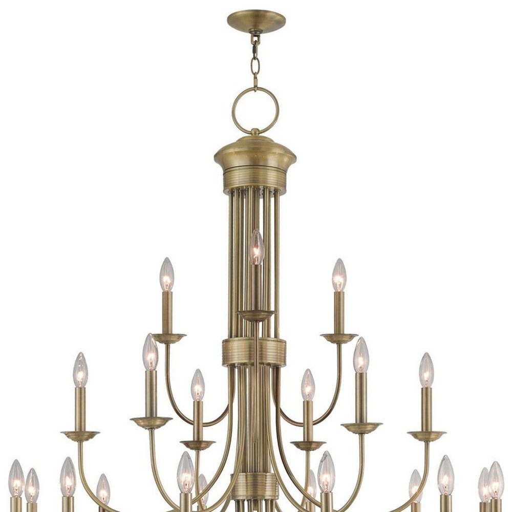 Multi Light Dimmable Chandelier With Shades