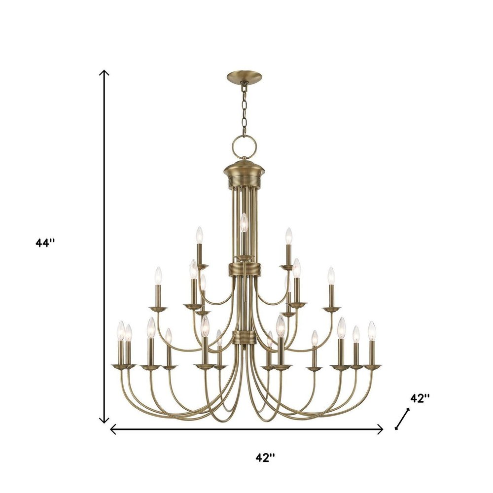 Multi Light Dimmable Chandelier With Shades