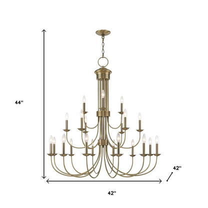 Multi Light Dimmable Chandelier With Shades