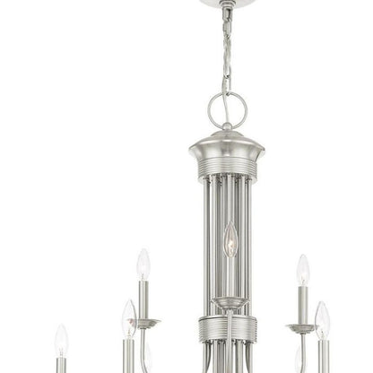 Multi Light Dimmable Chandelier With Shades