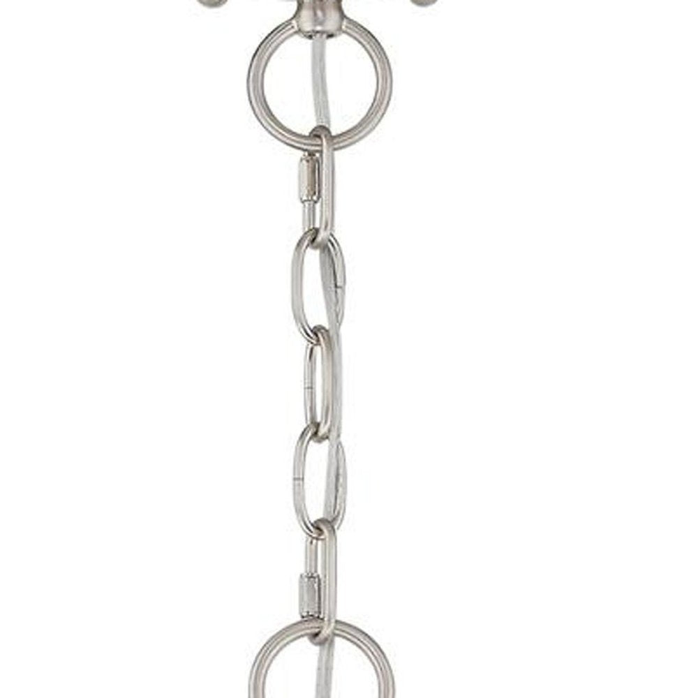 Three Light Dimmable Chandelier With Shades