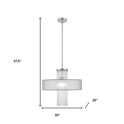 Dimmable Chandelier With Shades