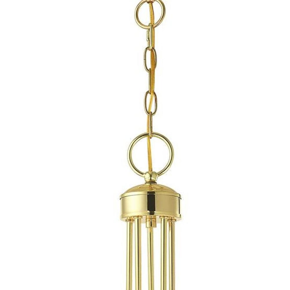 Five Light Dimmable Chandelier With Shades