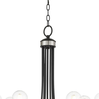 Seven Light Dimmable Chandelier With Shades
