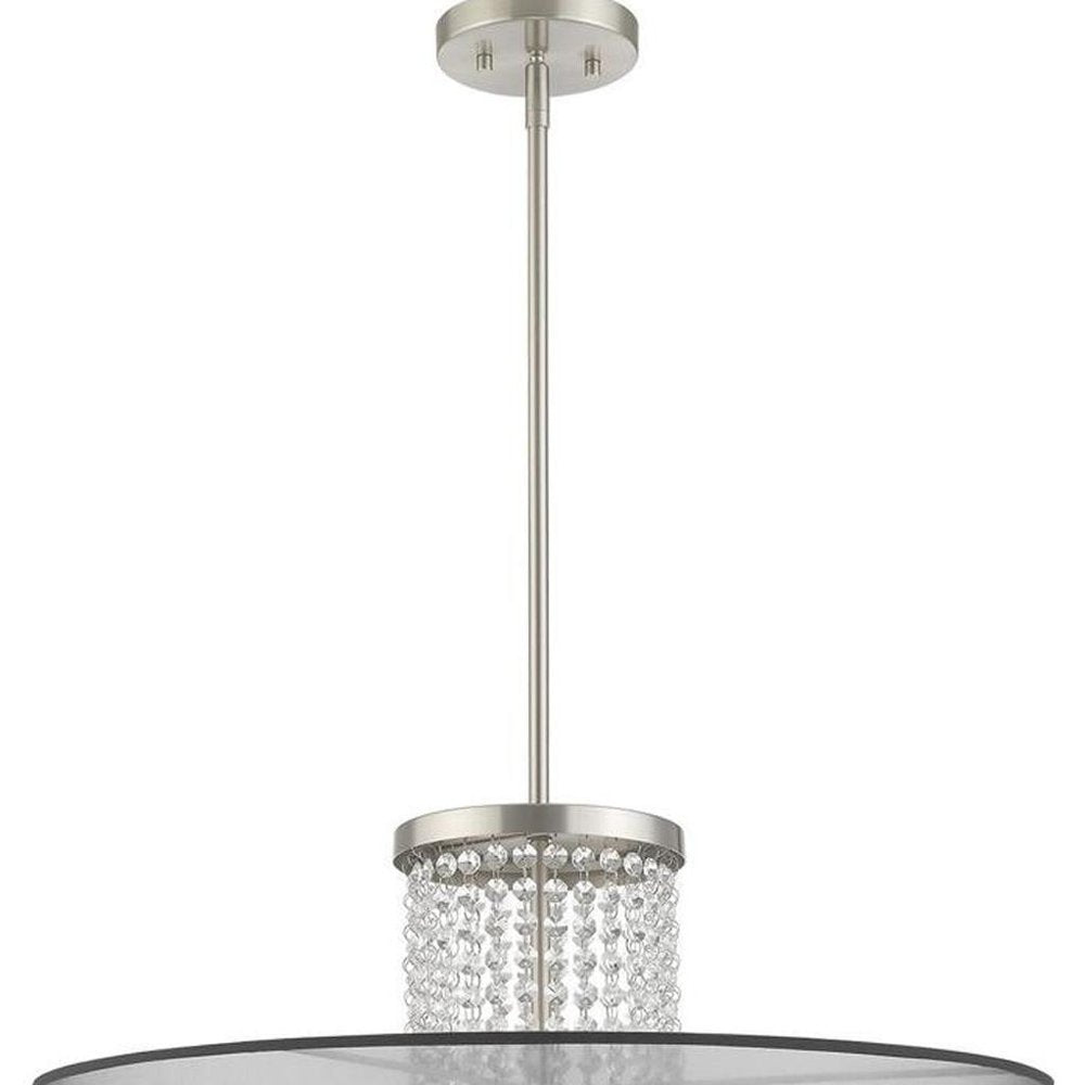 Four Light Dimmable Chandelier With Shades