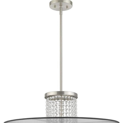 Four Light Dimmable Chandelier With Shades