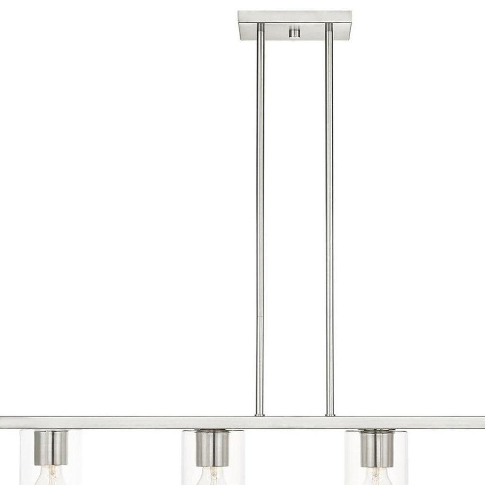 Four Light Dimmable Chandelier With Shades