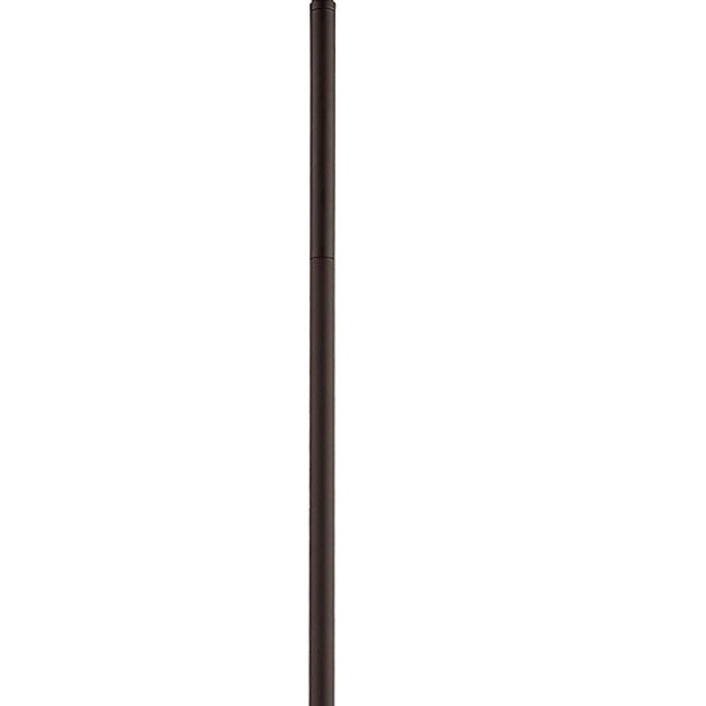 Bronze Three Light Dimmable Chandelier With Shades
