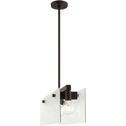 Bronze Three Light Dimmable Chandelier With Shades