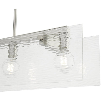Three Light Dimmable Chandelier With Shades