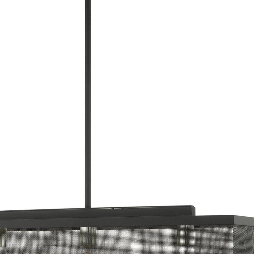 Three Light Dimmable Chandelier With Shades