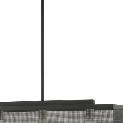 Three Light Dimmable Chandelier With Shades