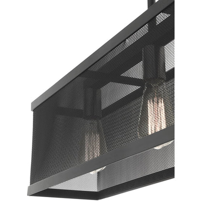 Three Light Dimmable Chandelier With Shades