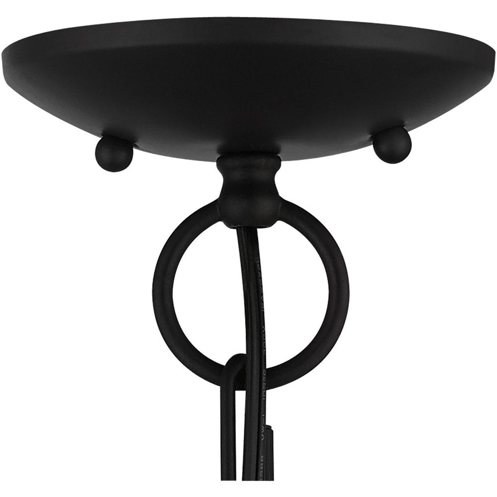 Four Light Dimmable Chandelier With Shades