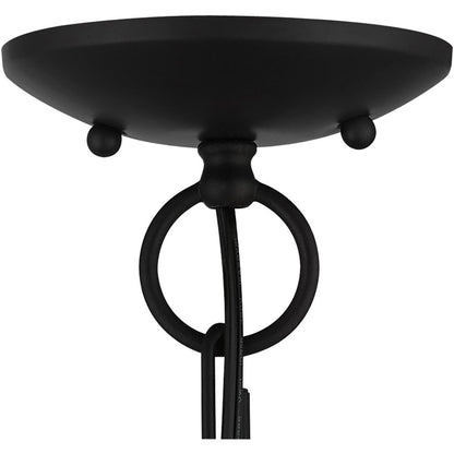 Four Light Dimmable Chandelier With Shades